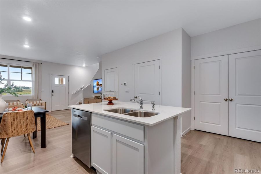 Furnished interior view inside a new home in Vista Meadows, Fort Lupton (Image 32).