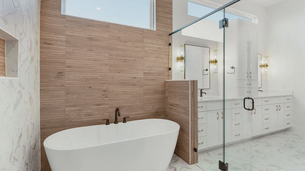 Representative furnished interior of a home built from the Merritt by Chesmar Homes in Feathergrass, Florence (Image 15).
