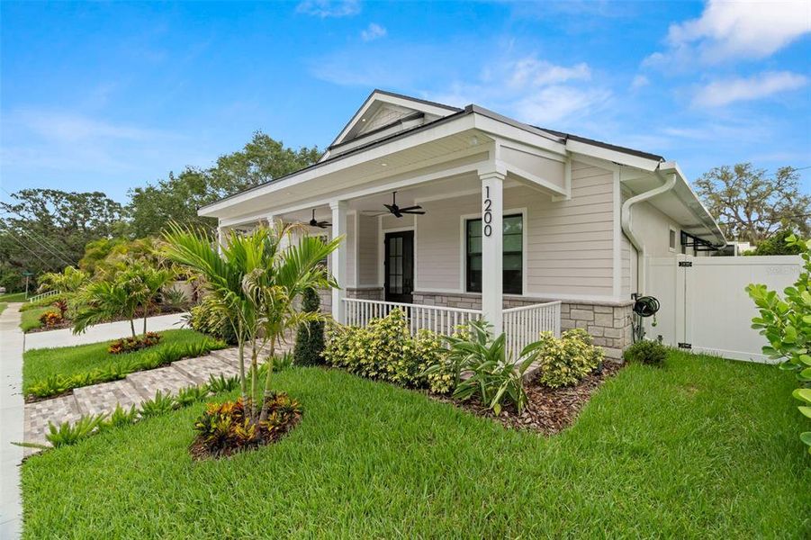 Exterior details and patio area of a home in , Safety Harbor (Image 47). Exterior details and patio area of a home in , Safety Harbor (Image 47).