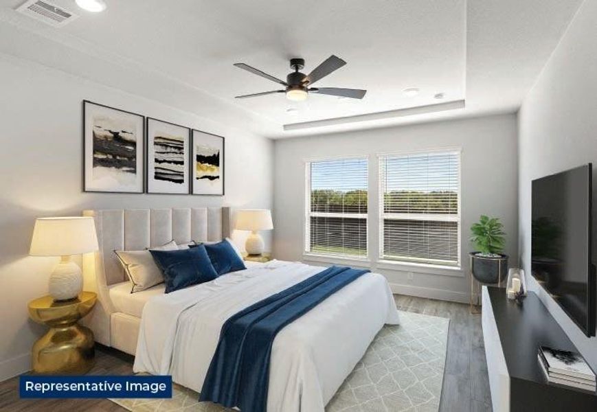 Furnished interior view inside a new home in Birdsong - Harwood, Mansfield (Image 7).