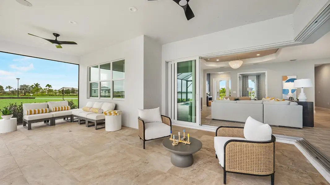 Representative exterior details of a home built from the Captiva by Neal Communities in SkySail, Naples (Image 3).