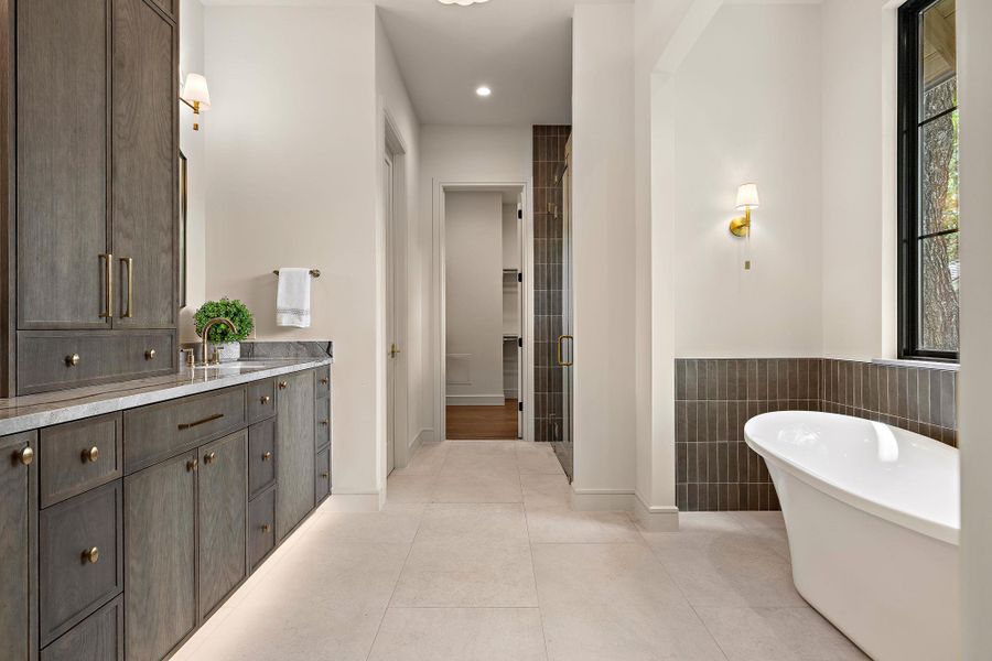 Furnished interior view inside a new home in , Austin (Image 25).
