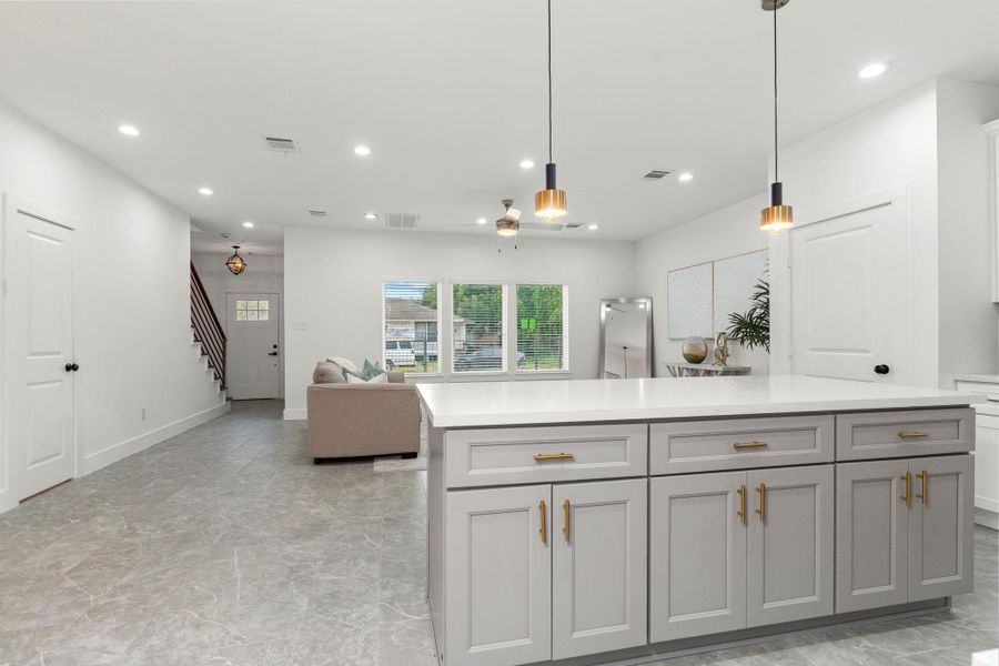 Furnished interior view inside a new home in , Houston (Image 15). Furnished interior view inside a new home in , Houston (Image 15).