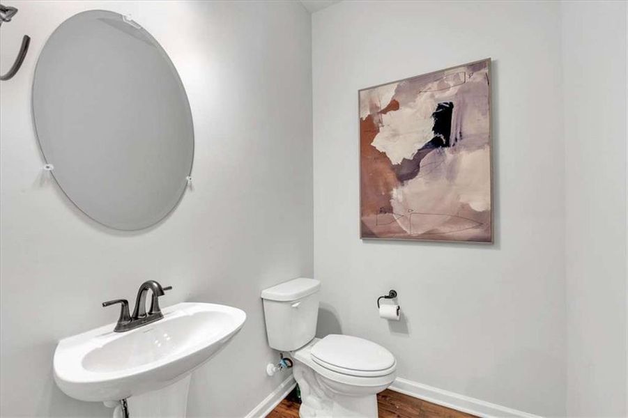 Furnished interior view inside a new home in The Reserve at Chapel Hill Phase II, Douglasville (Image 7).