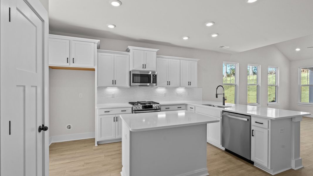 Furnished interior view inside a new home in Pleasant Falls, Moore (Image 7).