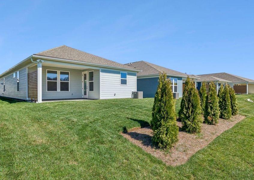 Exterior details and patio area of a home in Del Webb Barton Village, Lebanon (Image 20).