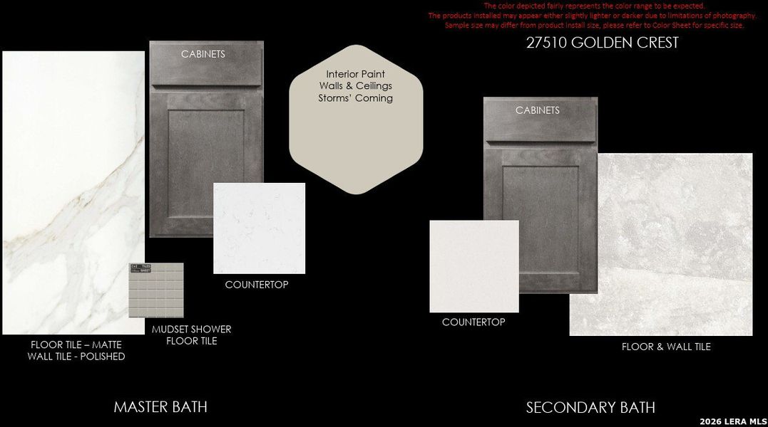 Sample of building materials used in homes in Windsong, Boerne (Image 6). Sample of building materials used in homes in Windsong, Boerne (Image 6).