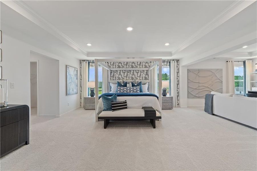 Furnished interior view inside a new home in Westwind Estates, Hampton (Image 45).