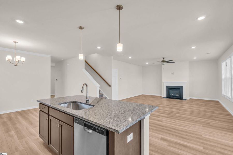 Furnished interior view inside a new home in Halton Oaks, Spartanburg (Image 9).