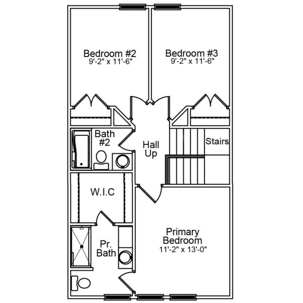 2D floor plan layout of this home in Astoria, Columbia, SC (Image 6). 2D floor plan layout of this home in Astoria, Columbia, SC (Image 6).