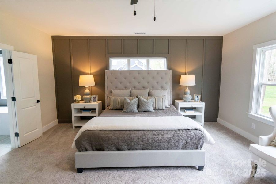 Furnished interior view inside a new home in , Matthews (Image 17). Furnished interior view inside a new home in , Matthews (Image 17).