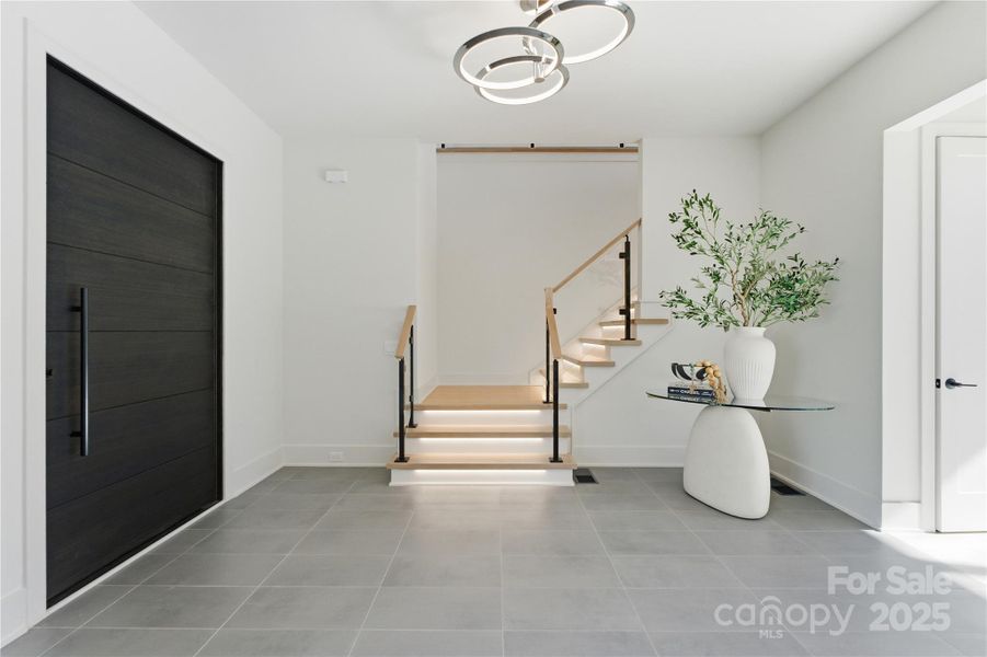 Furnished interior view inside a new home in , Matthews (Image 34).