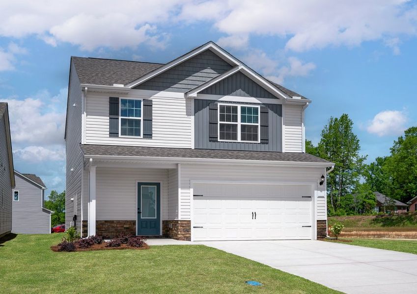 Angled view of the Edgefield