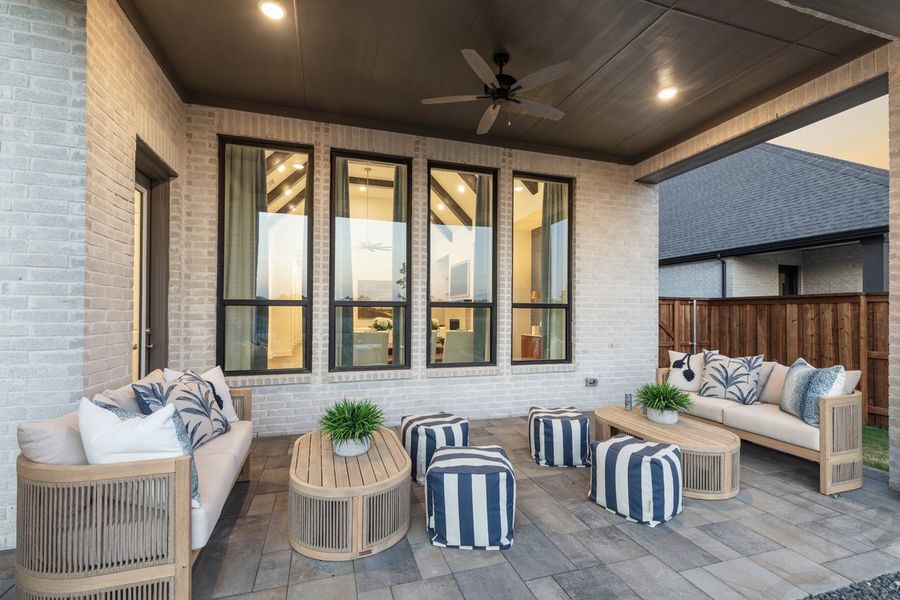 Representative Patio - some options shown