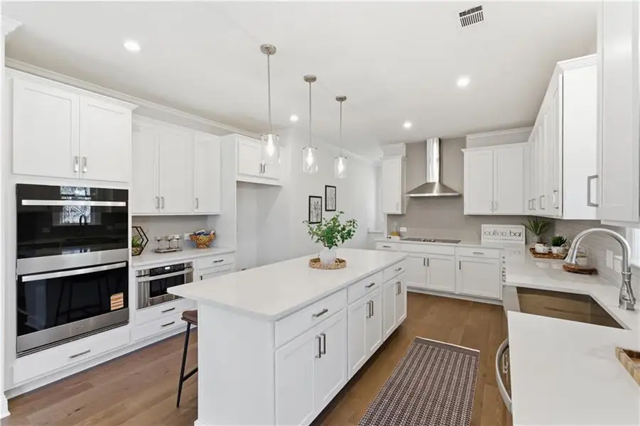 Furnished interior view inside a new home in The Estates at Hurricane Pointe, Douglasville (Image 18).