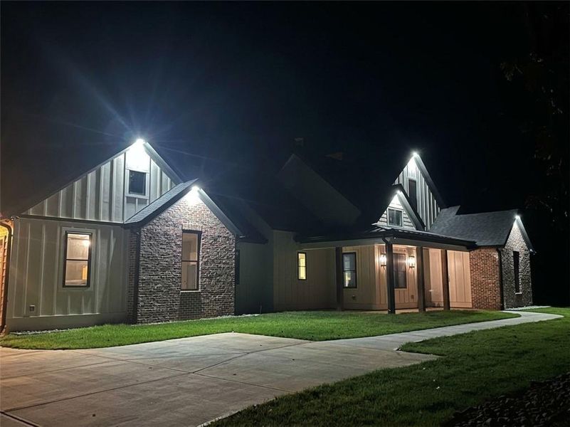 Front exterior of a new home in , Canton, GA, highlighting curb appeal (Image 26).