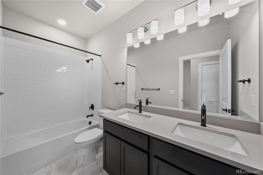 Furnished interior view inside a new home in , Littleton (Image 8).