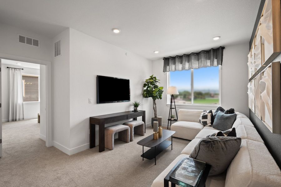 Representative furnished interior of a home built from the 3 by Trumark Homes in Berkeley Villas, Denver (Image 18).