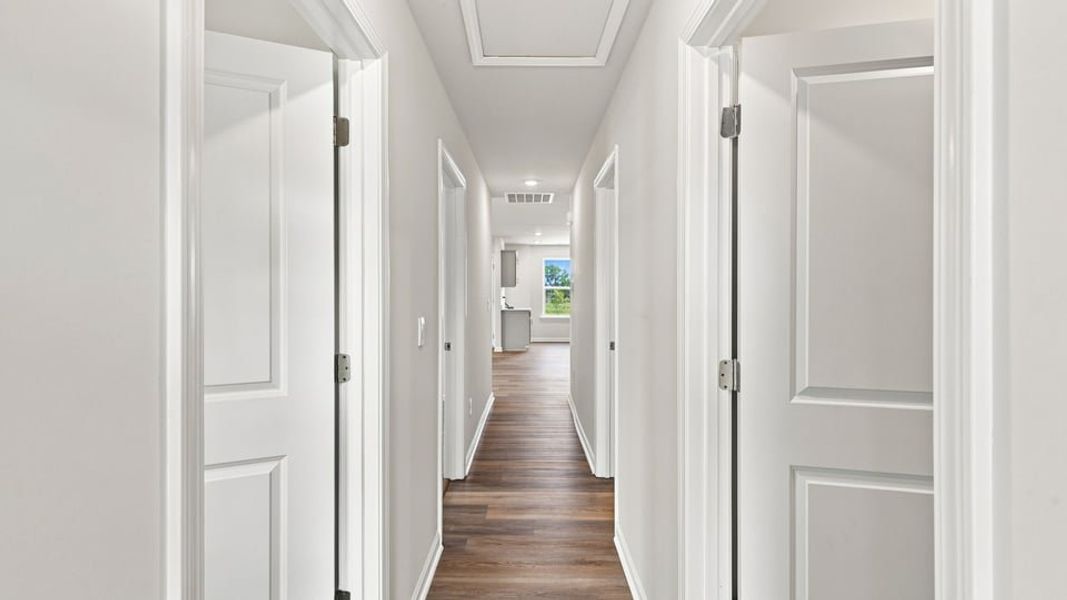 Spacious, unfurnished interior of a new home in Village 3, Woodruff (Image 20).