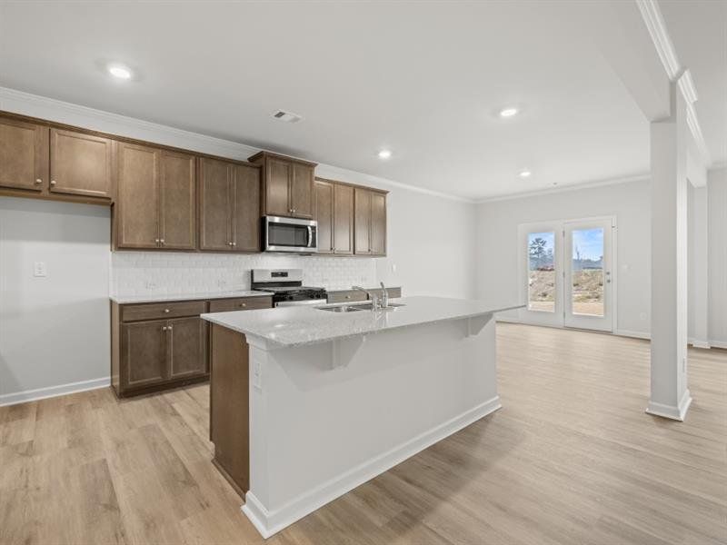 Furnished interior view inside a new home in Lost Creek, Dallas (Image 9).