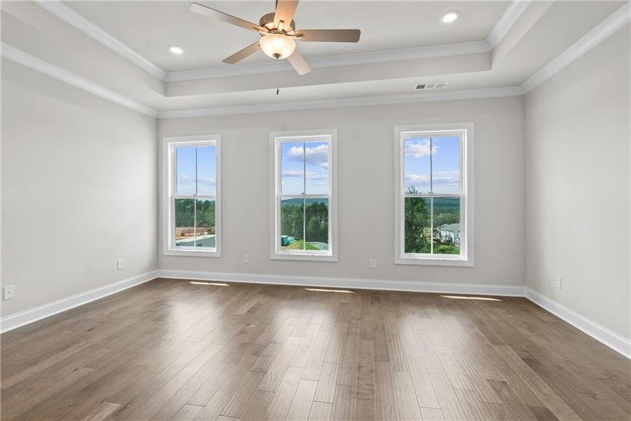 Spacious, unfurnished interior of a new home in Palisades Single Family, Cumming (Image 31).