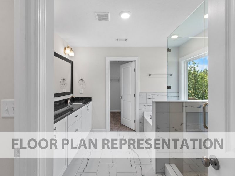 Representative furnished interior of a home built from the Oglethorpe by Ivey Homes in Tillery Park, Grovetown (Image 8).