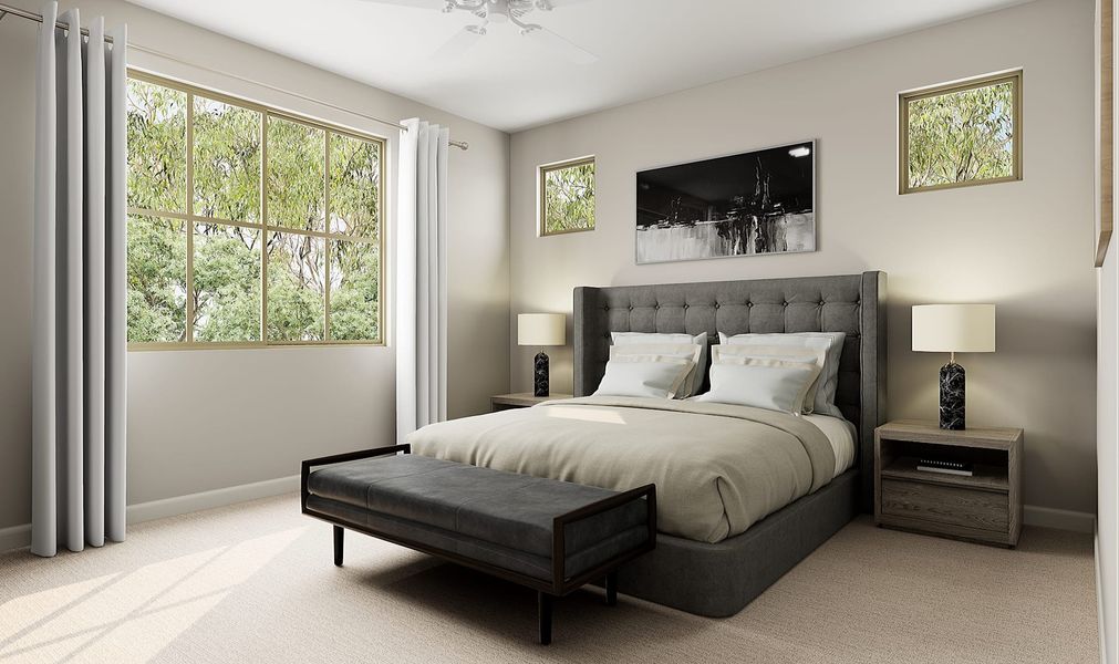 Representative furnished interior of a home built from the Garden Plan 3002 by Tri Pointe Homes in Waterston Central, Gilbert (Image 7).