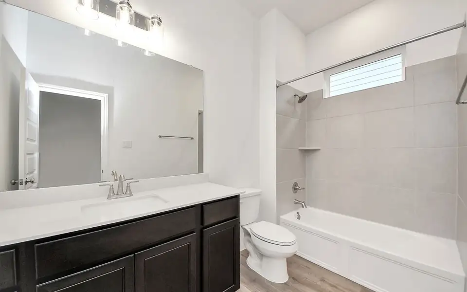 Furnished interior view inside a new home in Elyson, Katy (Image 4).
