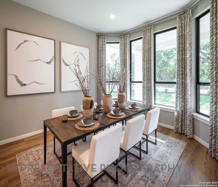 Furnished interior view inside a new home in Davis Ranch: 50ft. lots, San Antonio (Image 16).