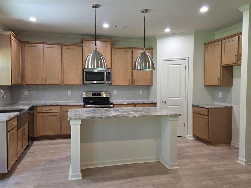 Furnished interior view inside a new home in River Meadows, Bethlehem (Image 6).