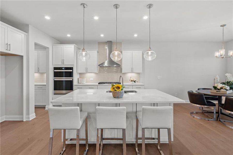 Furnished interior view inside a new home in Sierra Creek, Hoschton (Image 47).