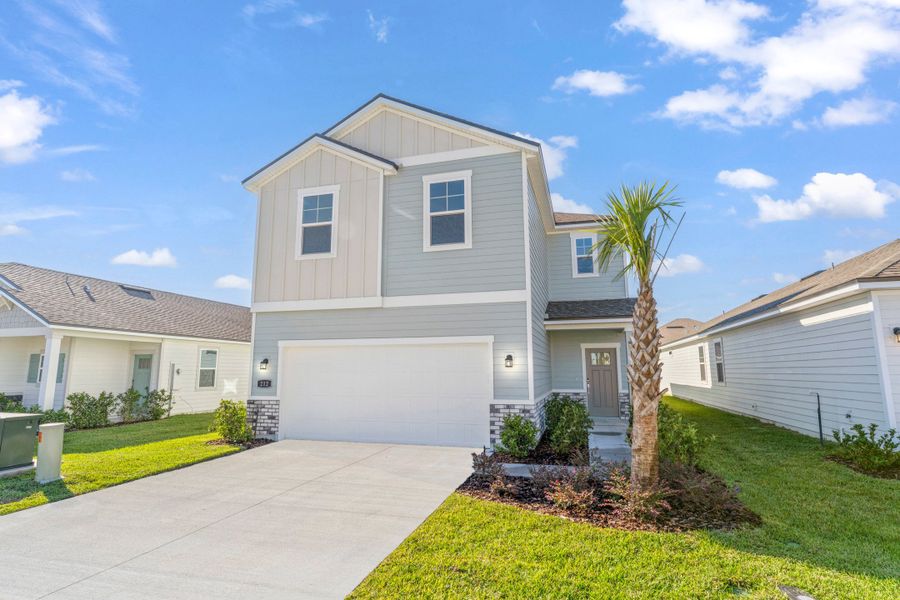 Lot 22 Front Exterior at Camden Woods in Kingsland