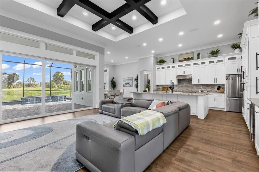 Furnished interior view inside a new home in , Rotonda West (Image 53).