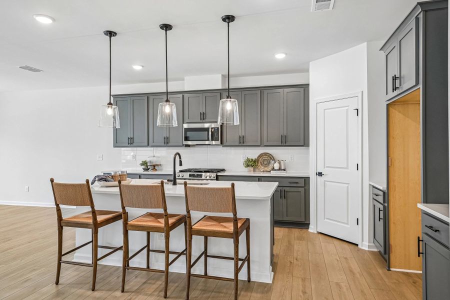 Furnished interior view inside a new home in Crescent Mills, Wilson's Mills (Image 11).