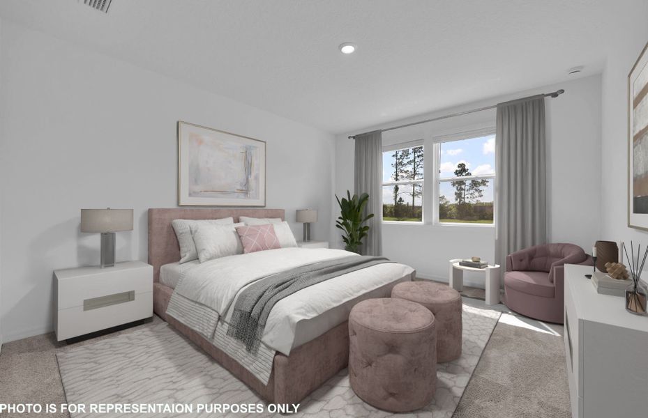 Furnished interior view inside a new home in Hyland Trail, Green Cove Springs (Image 13).