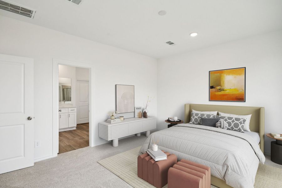 Furnished interior view inside a new home in Montgomery Bend, Montgomery (Image 16).