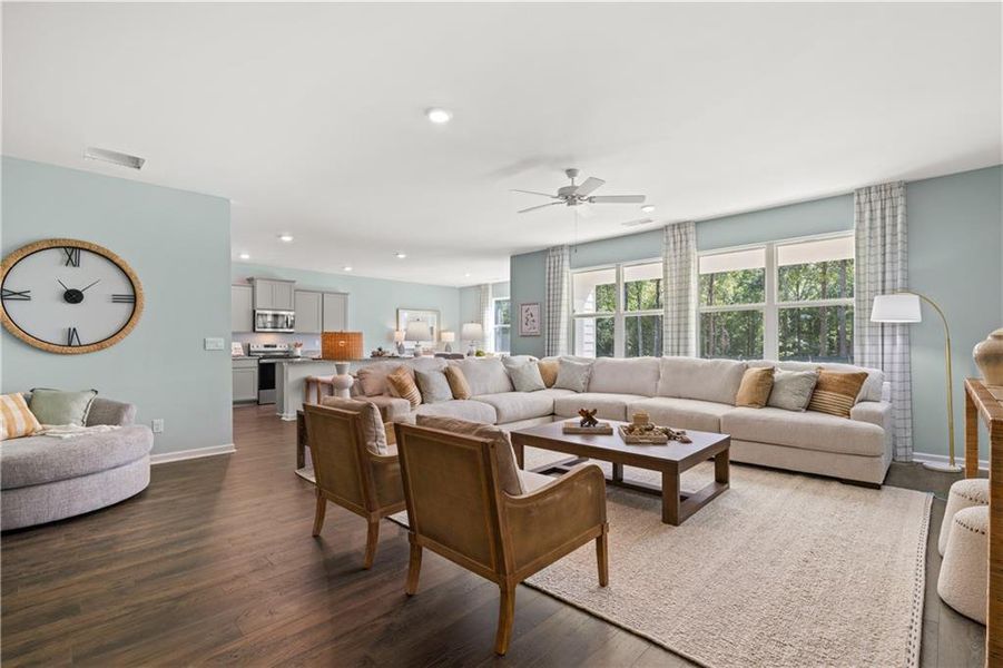 Furnished interior view inside a new home in , Buckhead (Image 40).
