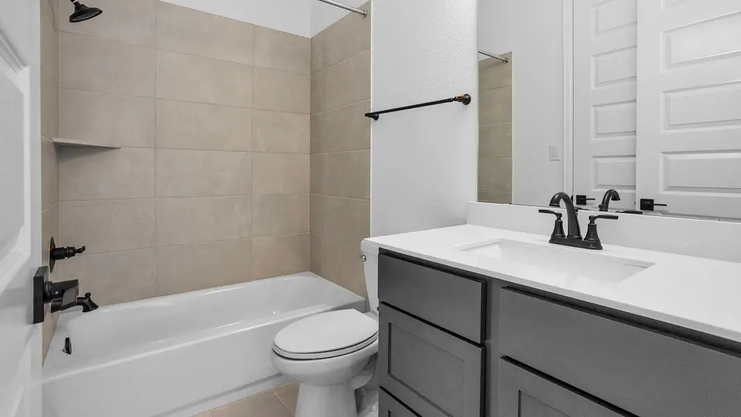 Furnished interior view inside a new home in Audubon Park 70', Magnolia (Image 4). Furnished interior view inside a new home in Audubon Park 70', Magnolia (Image 4).