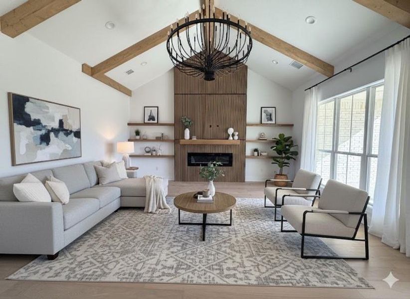 Furnished interior view inside a new home in , Pottsboro (Image 3). Furnished interior view inside a new home in , Pottsboro (Image 3).