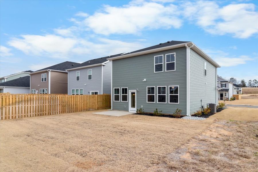 Exterior details and patio area of a home in Windsor, North Augusta (Image 21).