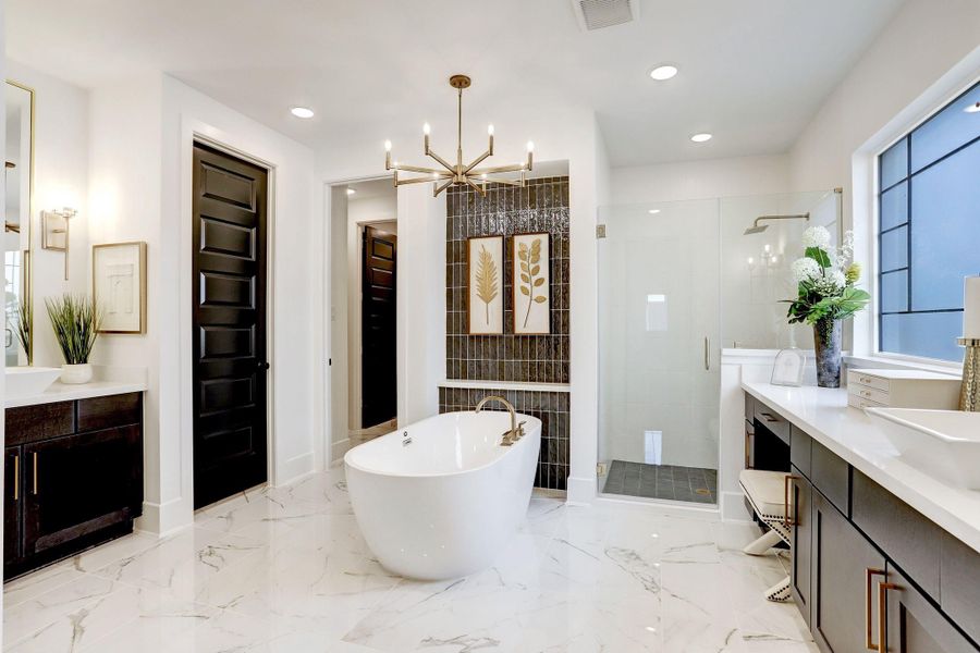 Representative furnished interior of a home built from the The Carter XXL by Westin Homes in Austin Point, Richmond (Image 15).