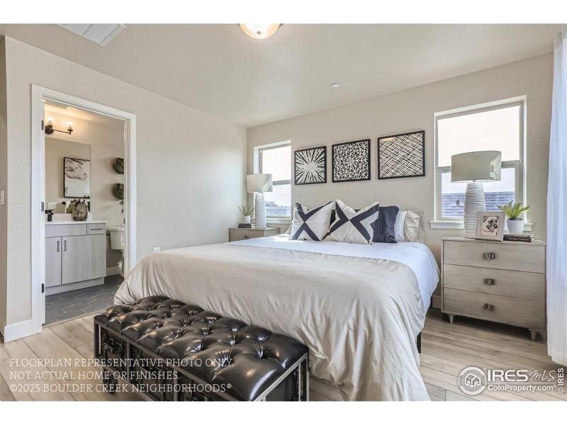 Furnished interior view inside a new home in Baseline, Broomfield (Image 30).