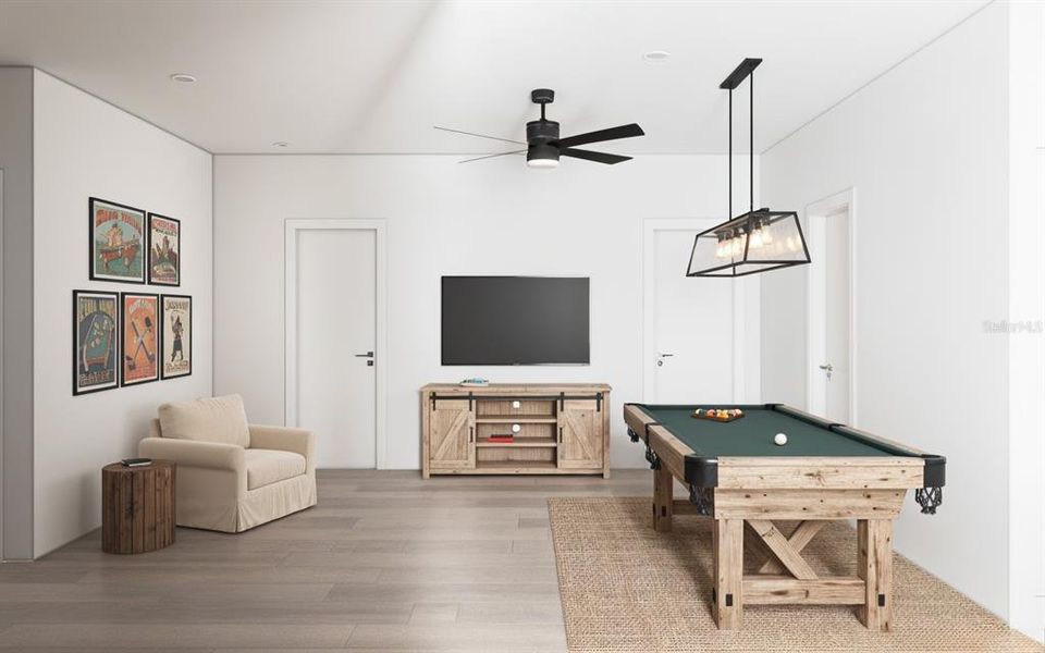 Furnished interior view inside a new home in , Palm Harbor (Image 6).