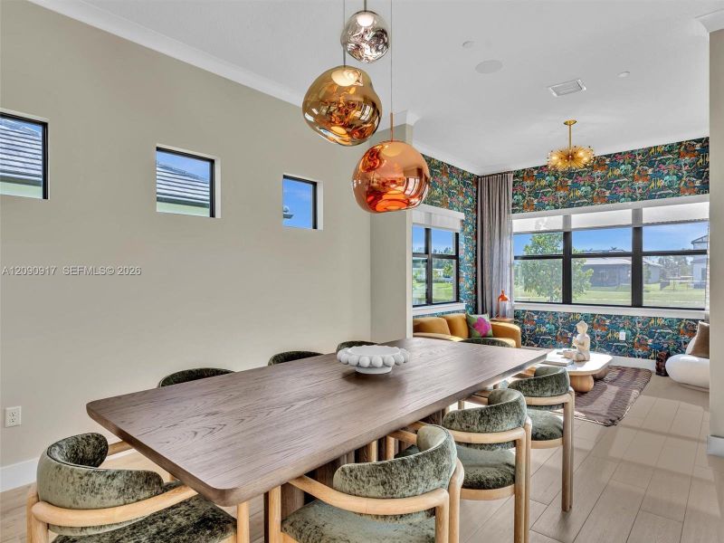 Furnished interior view inside a new home in , Davie (Image 4).