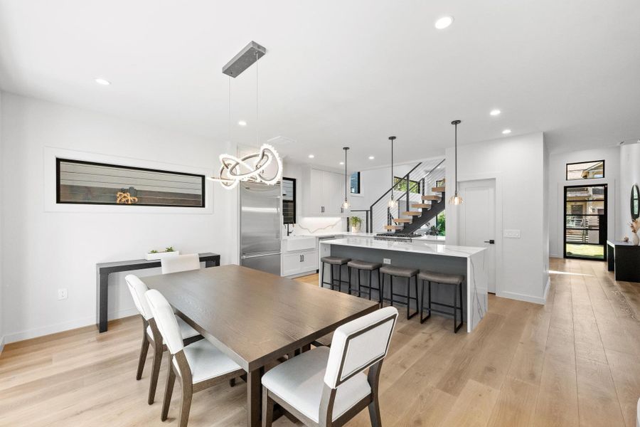 Furnished interior view inside a new home in , Austin (Image 27).