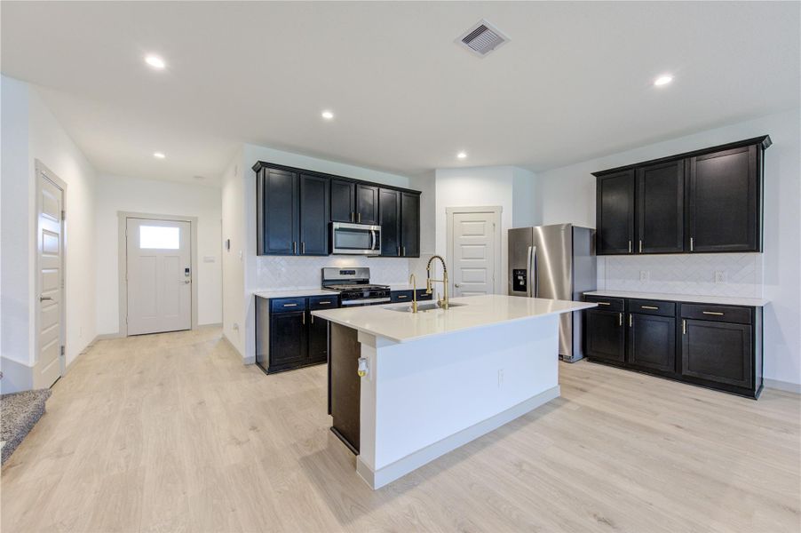 Furnished interior view inside a new home in , Katy (Image 34). Furnished interior view inside a new home in , Katy (Image 34).