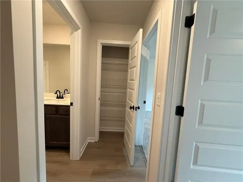 Furnished interior view inside a new home in The Towns at Auburn Station East, Auburn (Image 8).