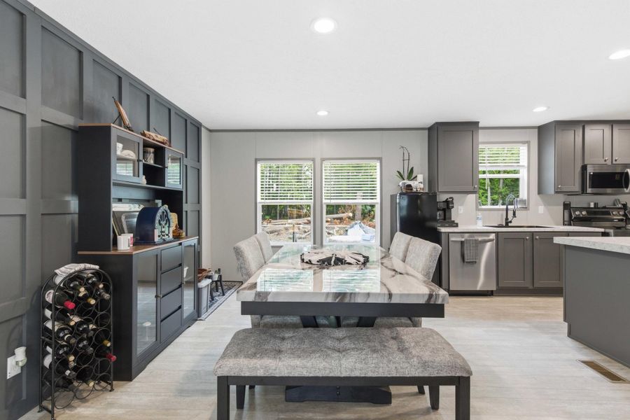 Furnished interior view inside a new home in , Summerton (Image 36).