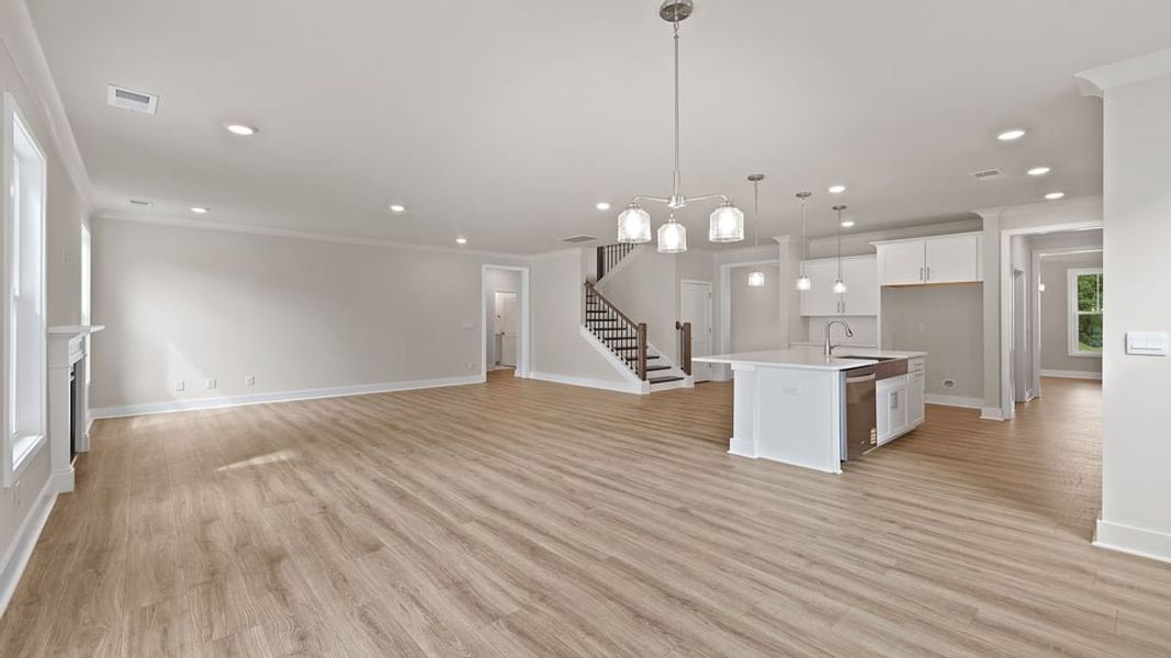Spacious, unfurnished interior of a new home in Adams Glen, Greenville (Image 19).