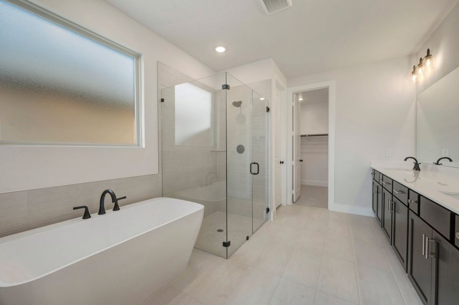 Furnished interior view inside a new home in The Meadows, Denton (Image 5).